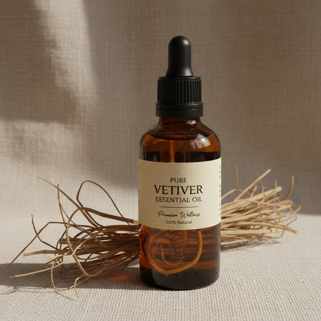 Pure vetiver essential oil