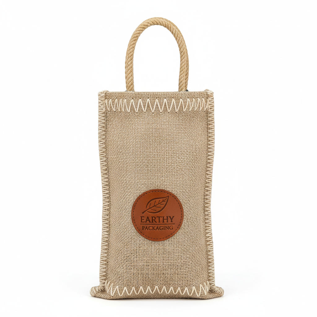 Jute wine bag