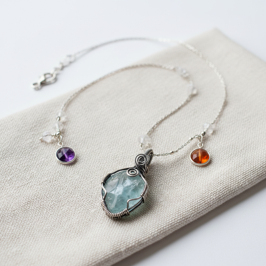 Birthstone Crystal Necklace