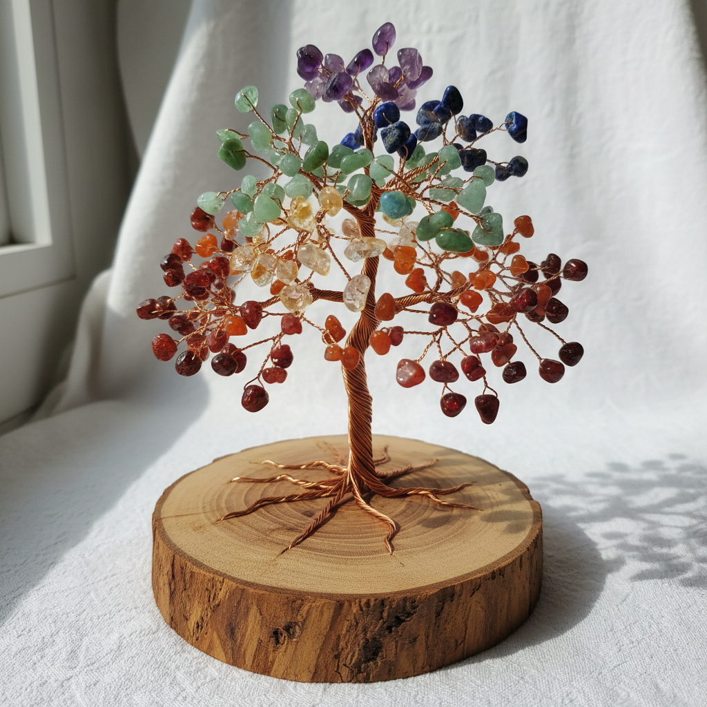 7 Chakra Crystal Tree
