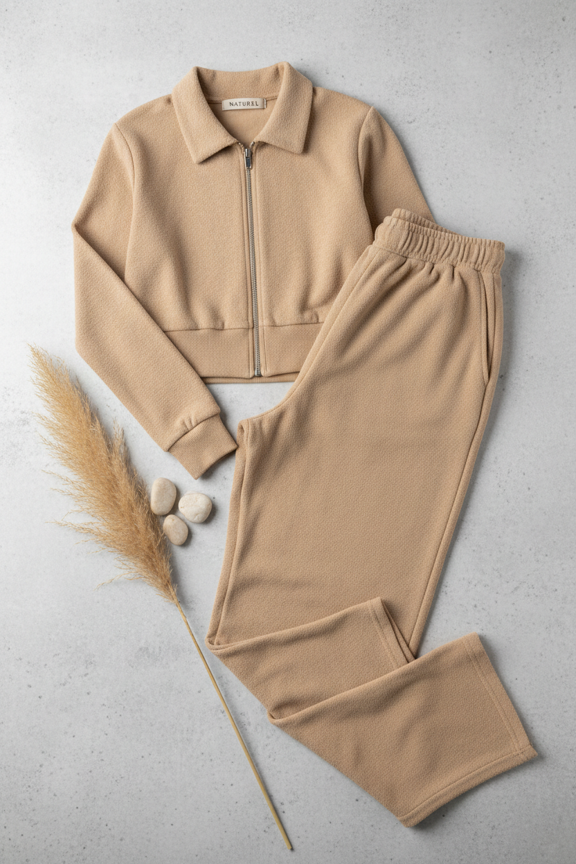 Oatmeal Lounge Co-ord Set